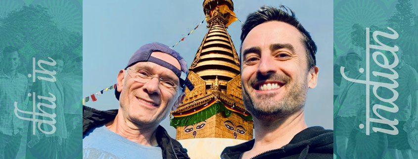 Dr. Daniel Holzinger und Dipl. Psych. M. Vlajkov in Nepal