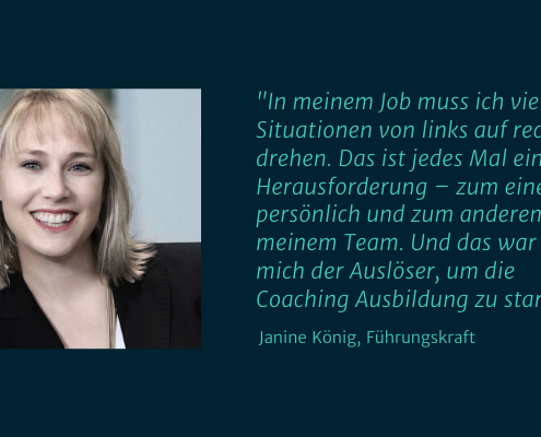 Janine König über ihre Cognitive Coaching Ausbildung