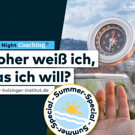 Was Will Ich Friday Night Coaching Summer Special
