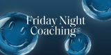 Friday Night Coaching: Schlechte Laune loswerden. Drei Smileys aus wasserähnlichem Stoff auf dunkelblauem Verlauf.