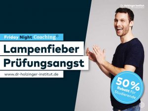 Lampenfieber Prüfungsangst Friday Night Coaching 50