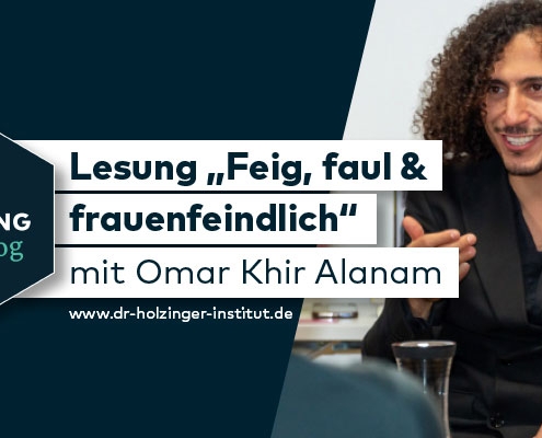 Lesung im DHI: "Feig, faul, frauenfeindlich" mit Omar Khir Alanam