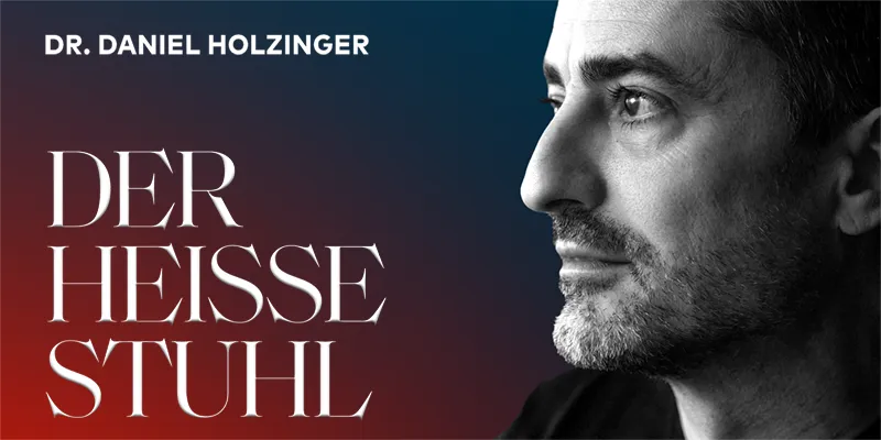 Podcast "Der heiße Stuhl" von Dr. Daniel Holzinger